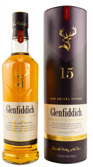 Bild von GLENFIDDICH SOLER.15J.40% 0,7L