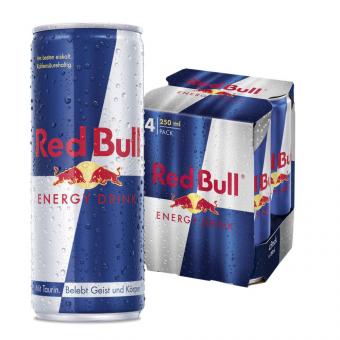 Bild von RED BULL            4X0,25L PK