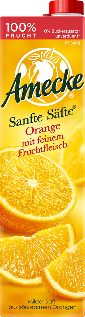 Bild von Amecke Sanfte Säfte Orange m.Fruchtfl.1l